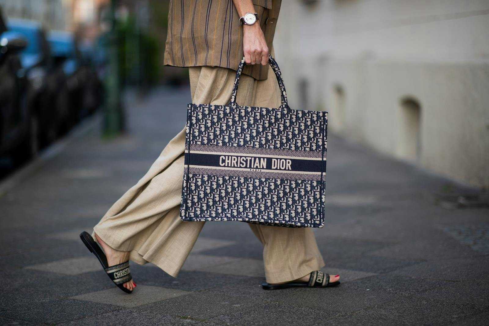 Christian Dior luxury big bag.