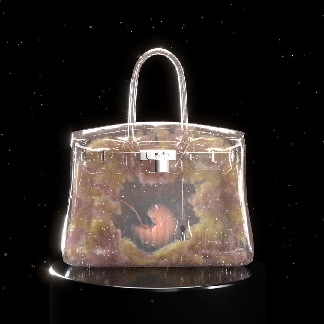 Clear hermes hotsell inspired bag