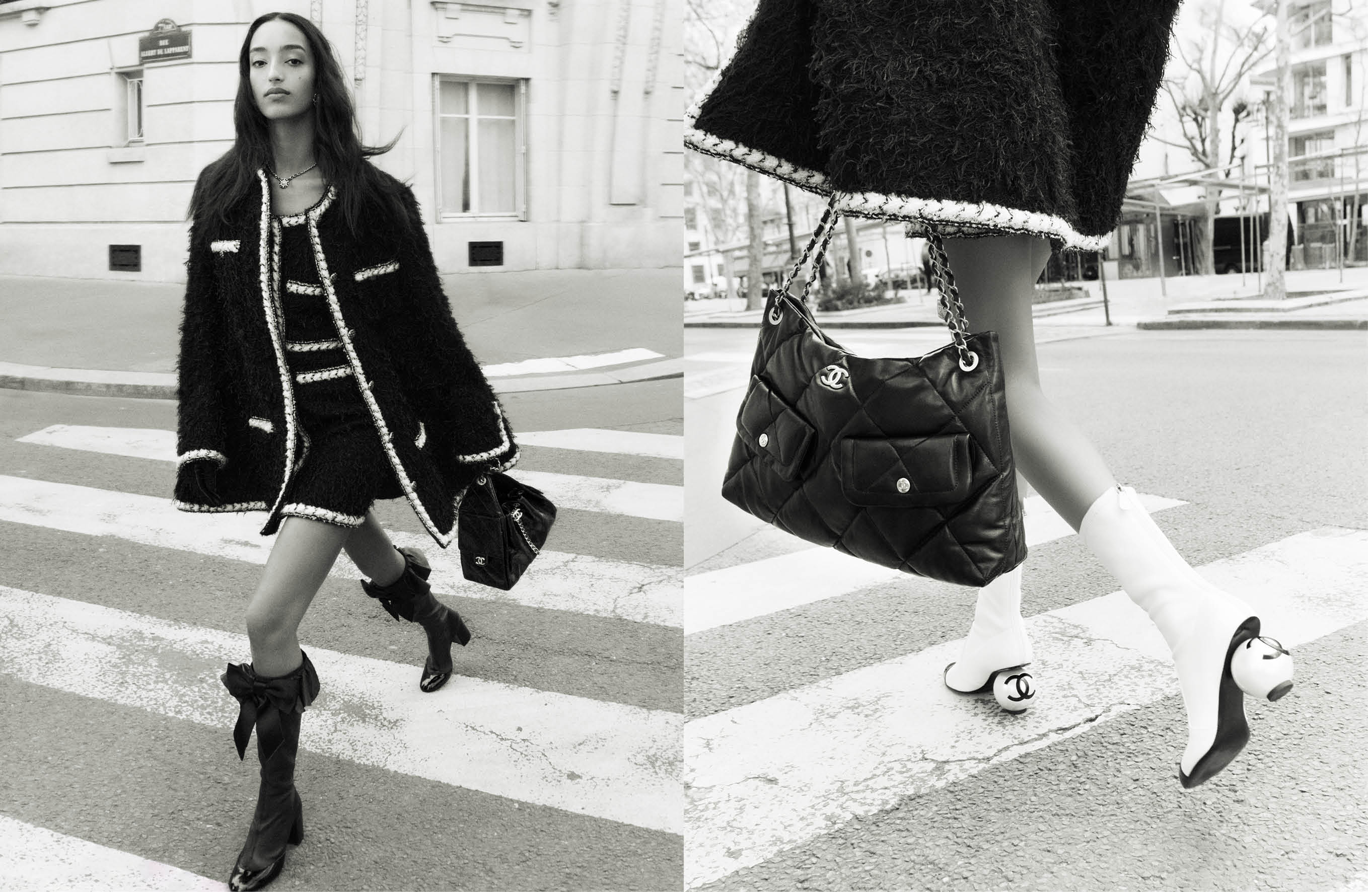 CHANEL FW2025/26 campaign is like a game of trompe l'oeil and