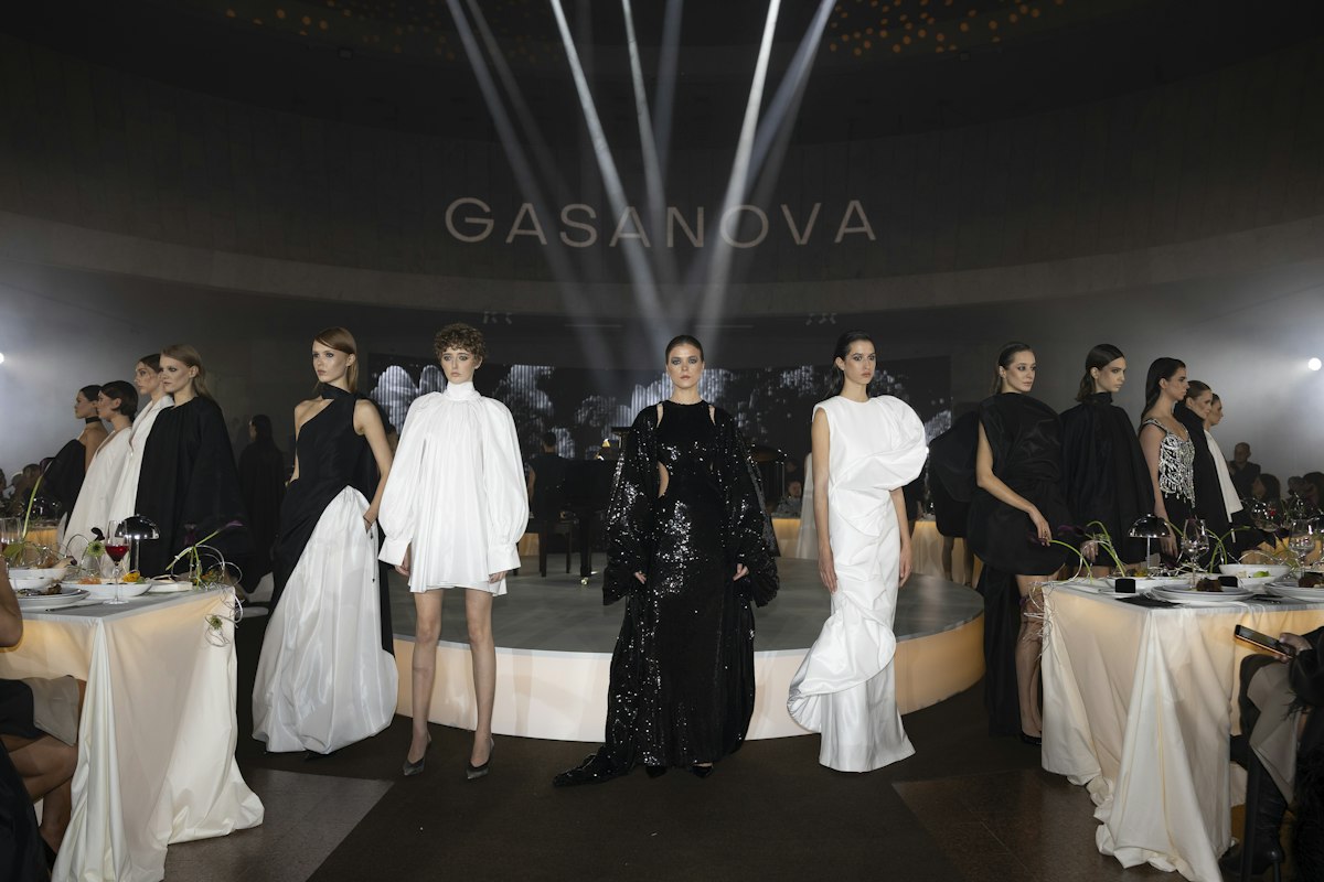 Strength, rebirth, and inner light: GASANOVA presents first couture ...