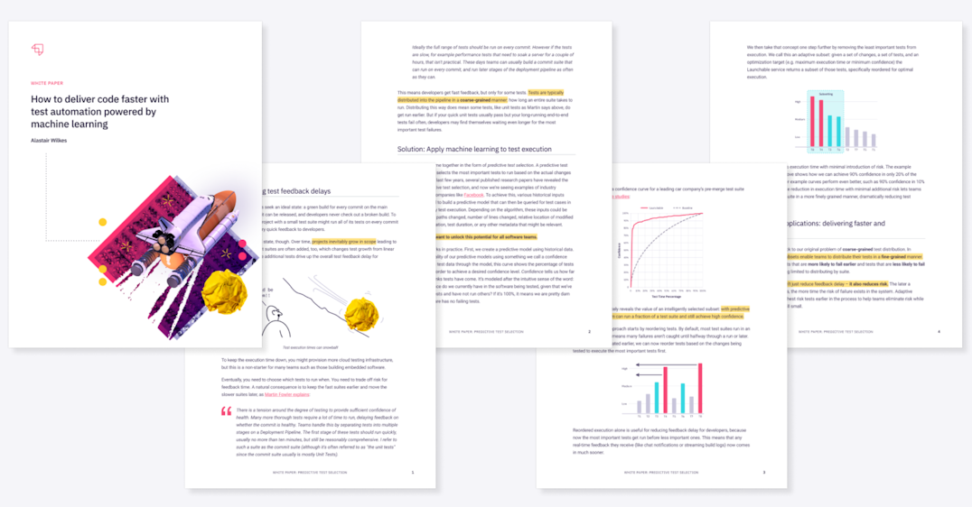 machine learning & test automation