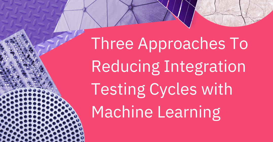 Approaches Reducing Integration Testing Cycles with Machine Learning 