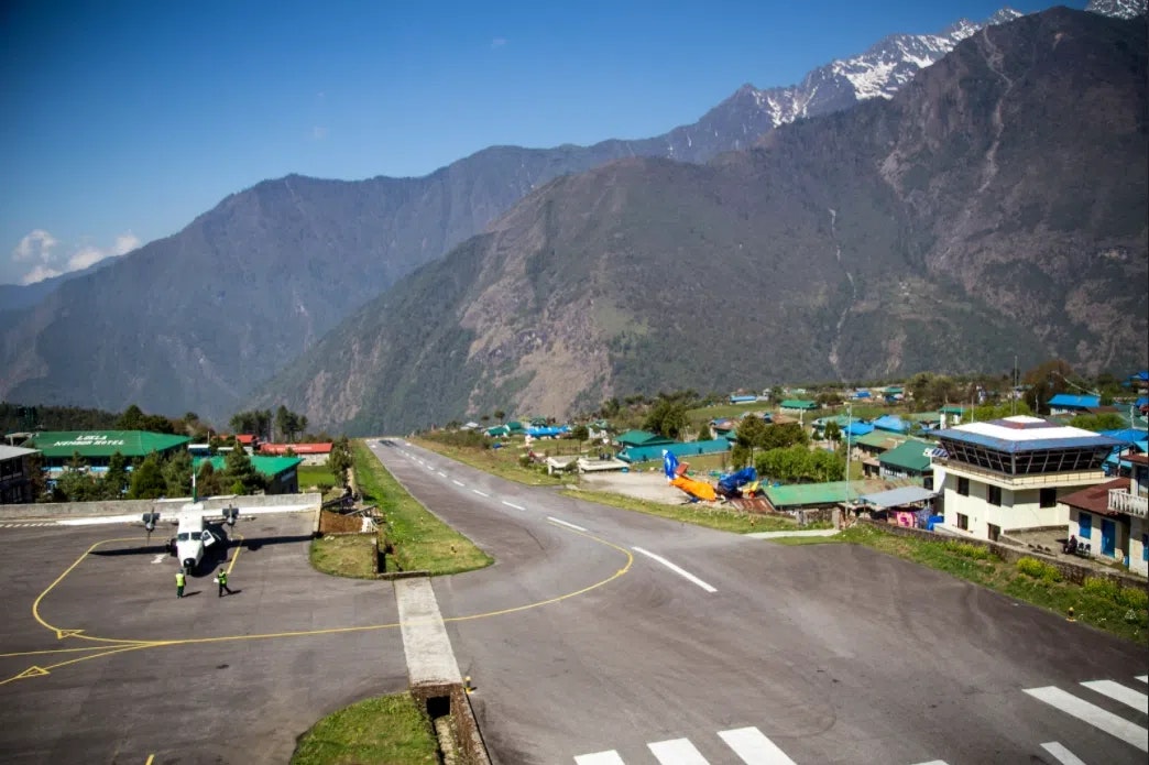 Lukla Airport - the jump off point to Everest