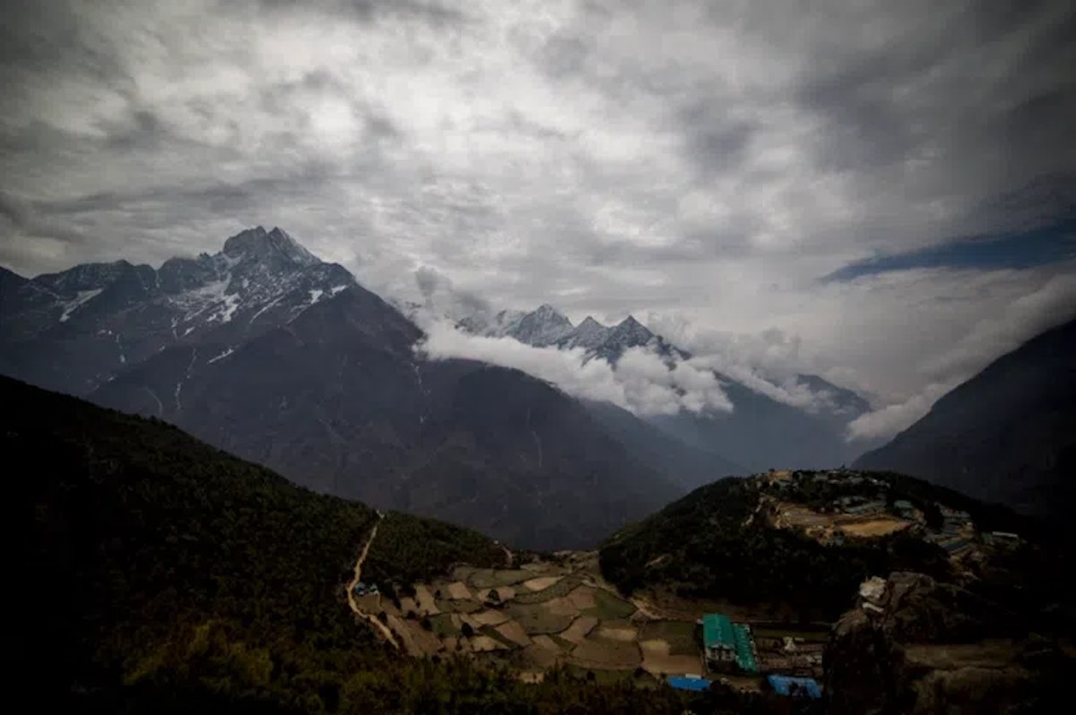 Namche Bazaar: Best sunrise view ever