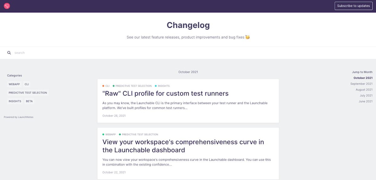 Changelog