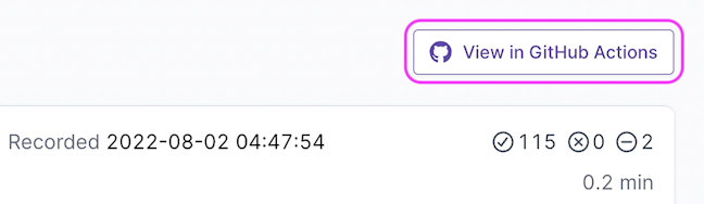 github actions
