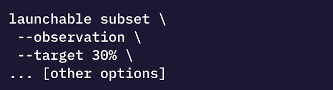 launchable subset