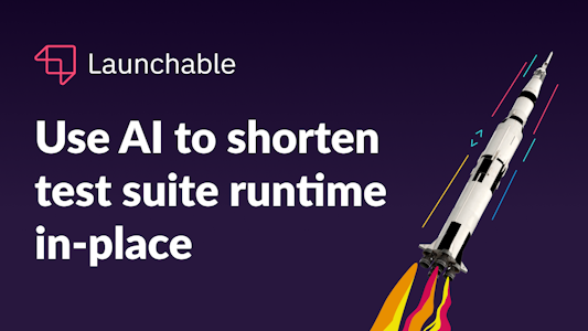 AI to shorten test suite runtime in-place