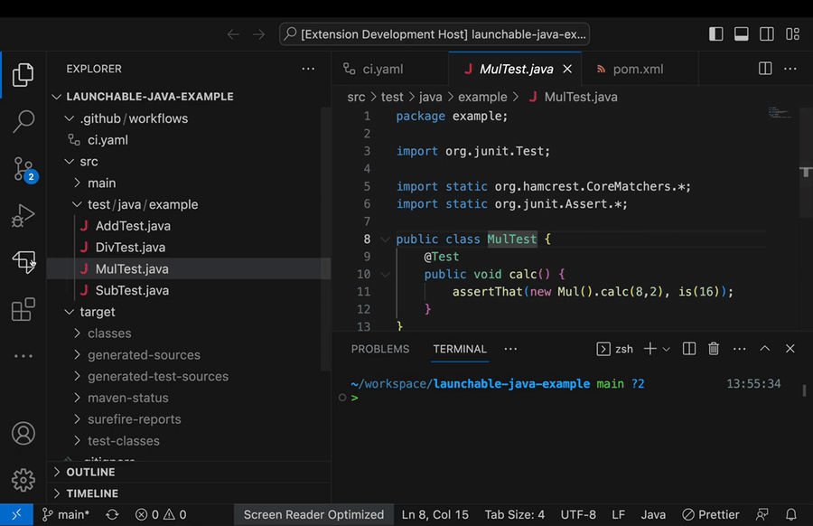 python : extensions de visual studio code Images High... Launchable extension for Visual Studio Code | Launchable Docs