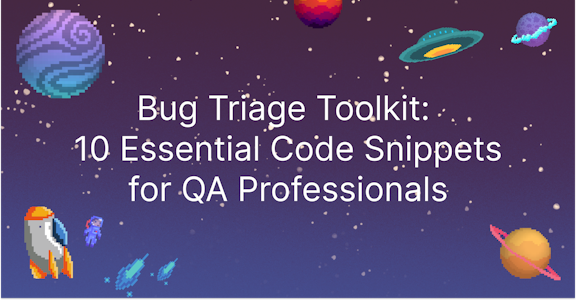 bug tracking code snippets