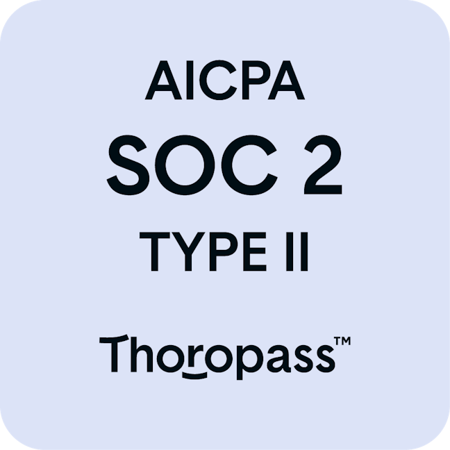 SOC 2 Type II Compliance Badge
