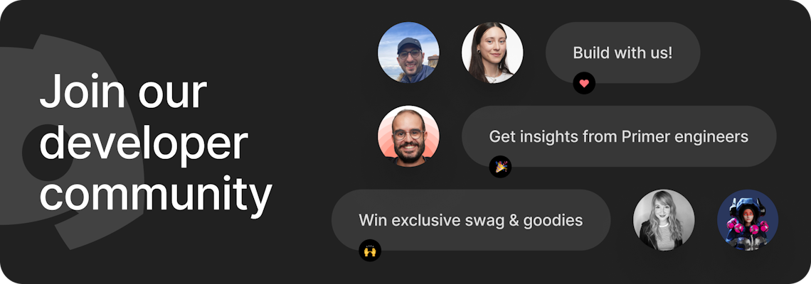 Join our developer community on Discord