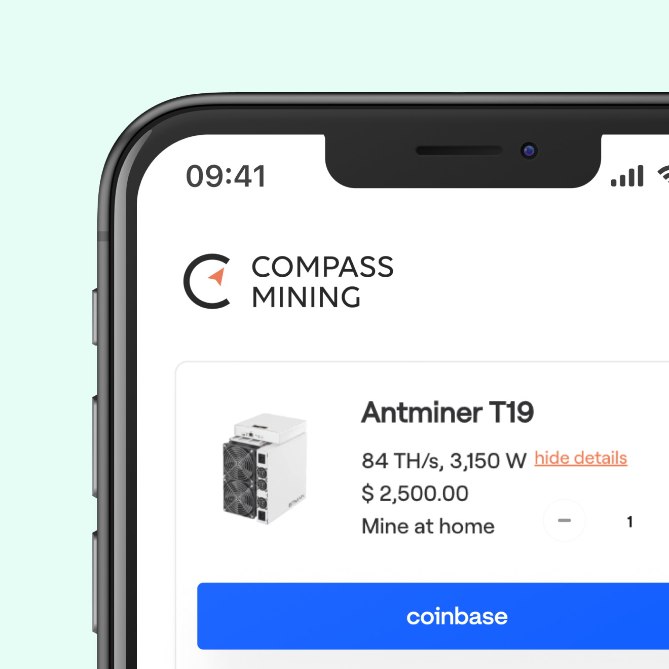 Simplify crypto-payments like Compass Mining