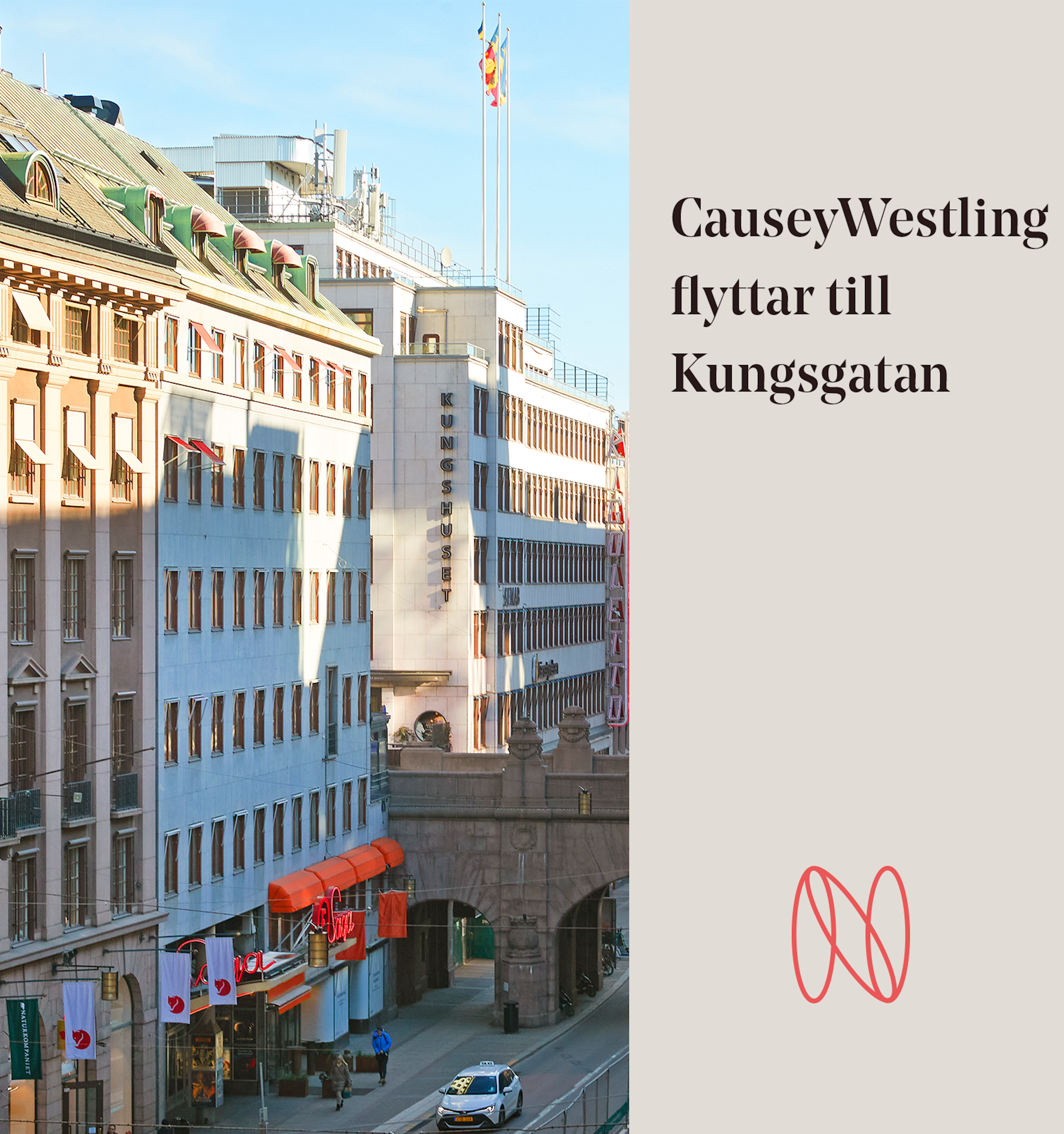 Pressmeddelanden: Novier hyr ut kontor på Kungsgatan till CauseyWestling
