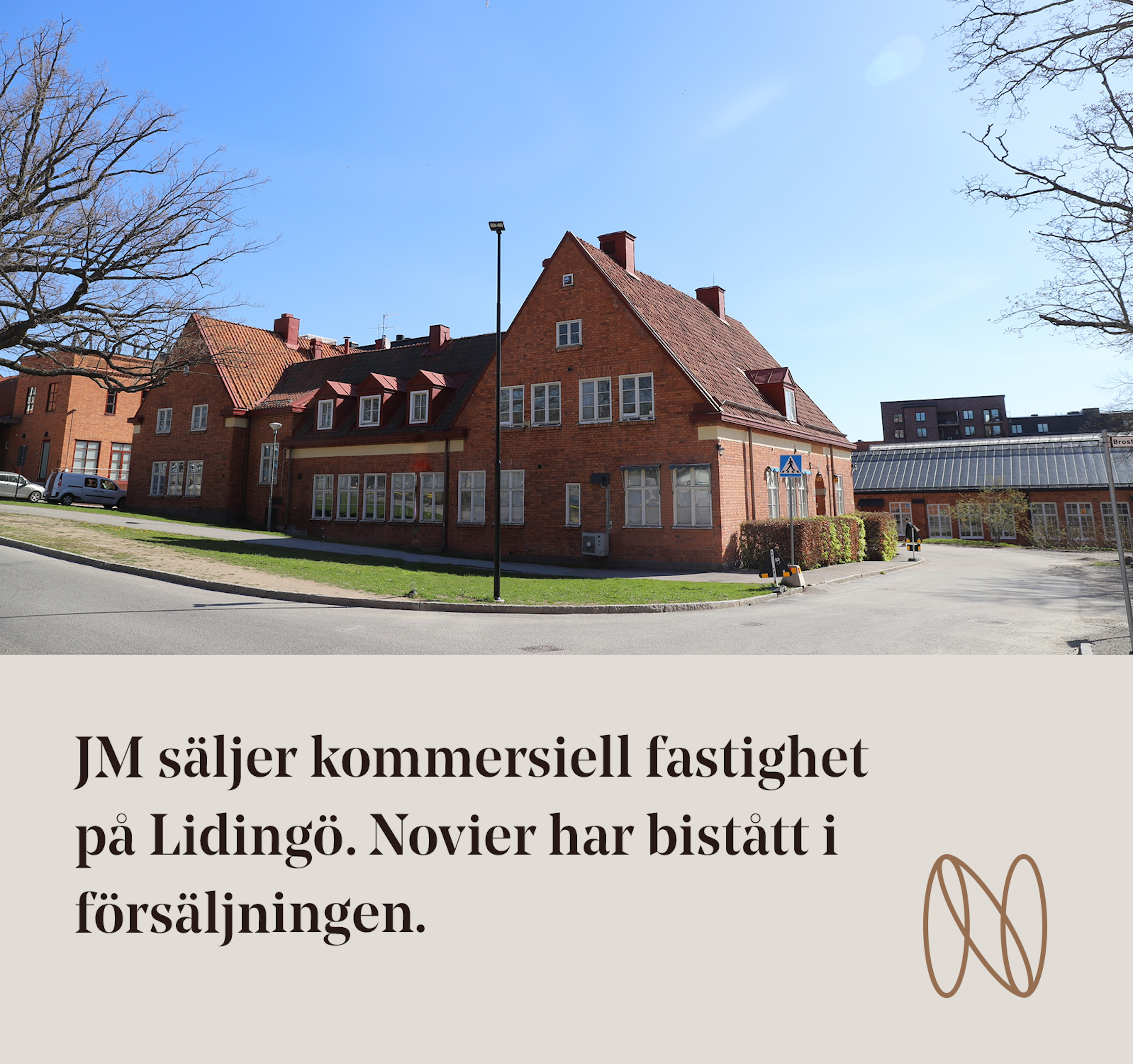 Referensaffärer: JM säljer kommersiell fastighet på Lidingö, Stockholm