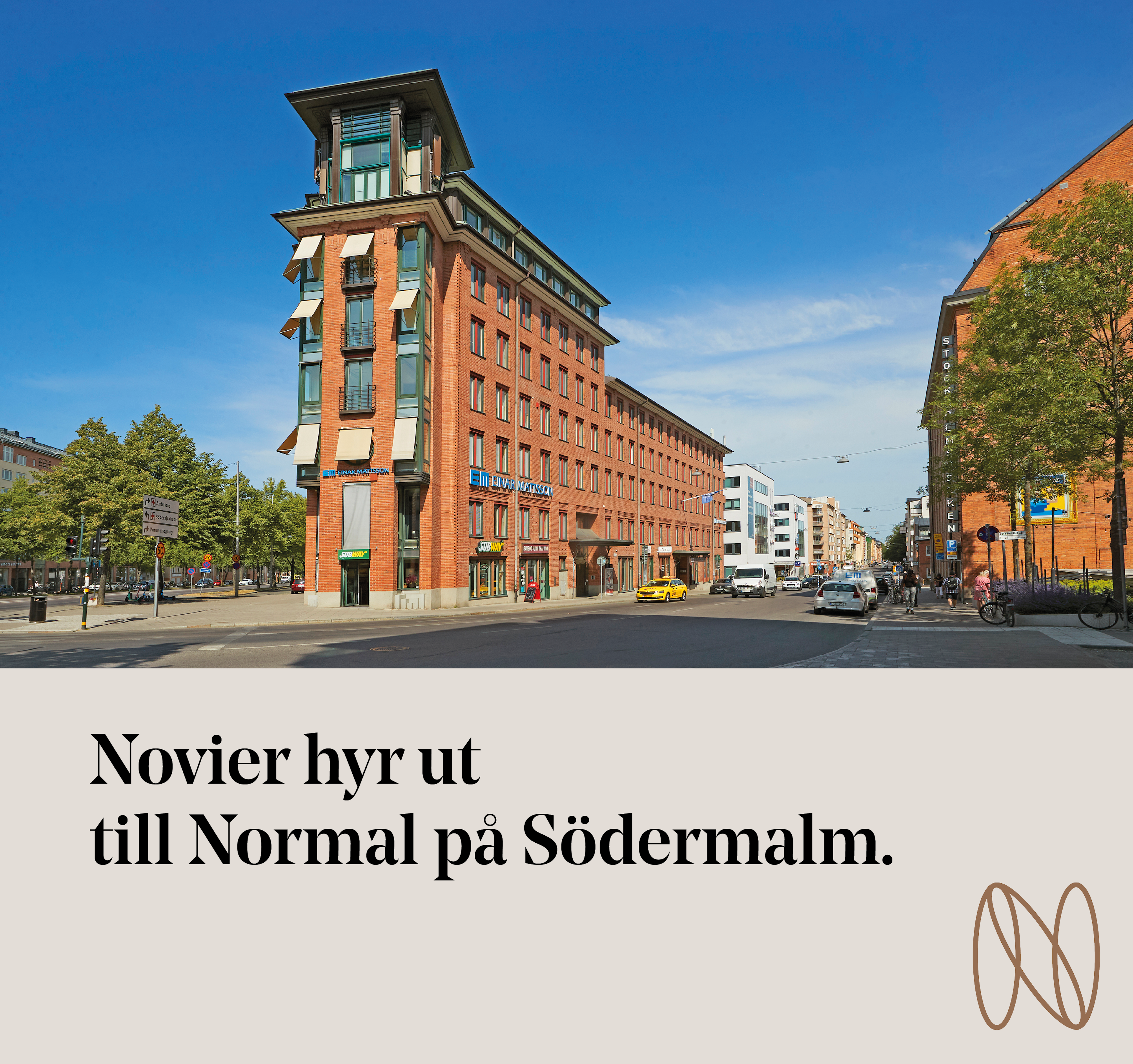 Pressmeddelanden: Novier hyr ut till Normal på Södermalm