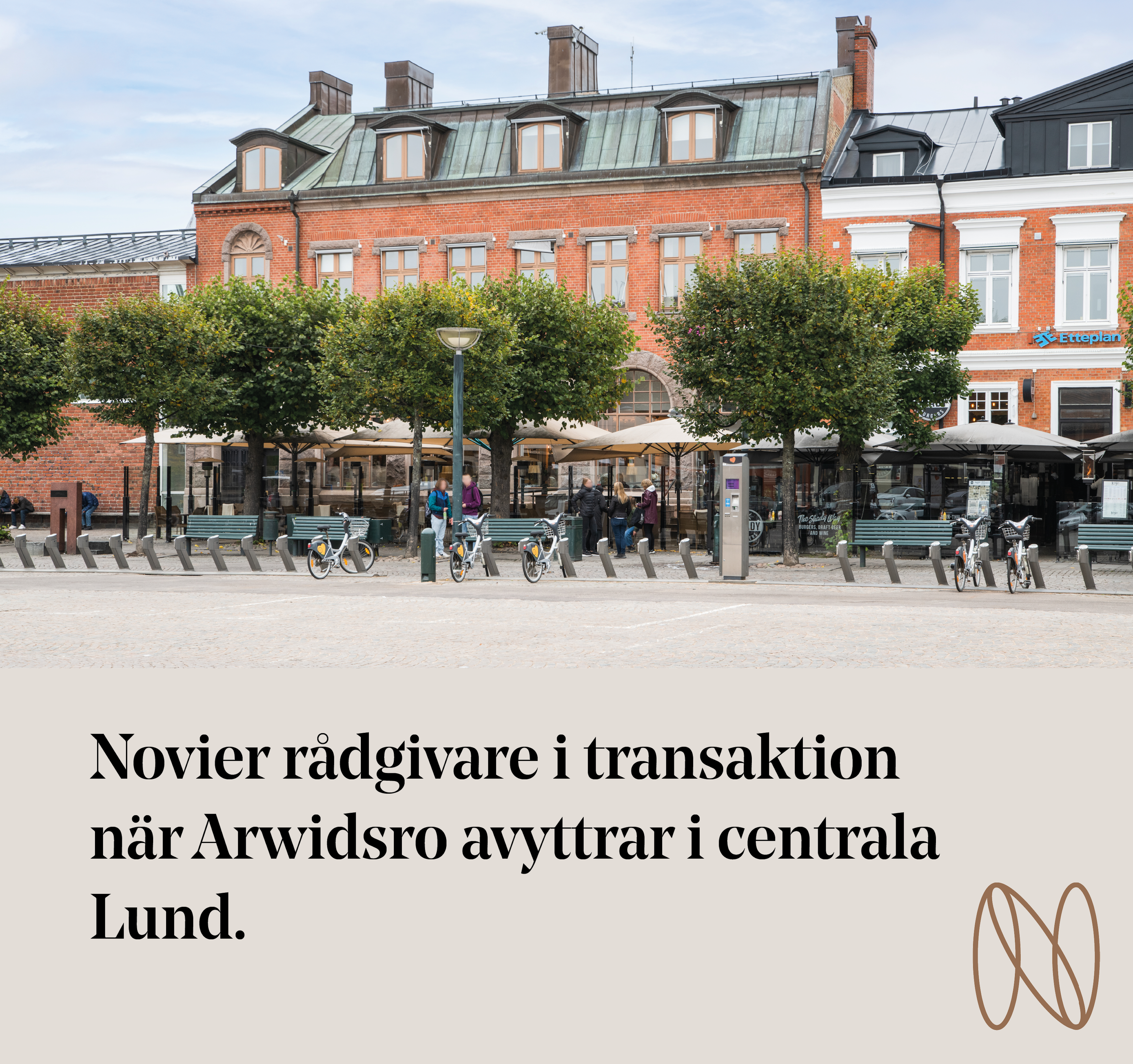 Referensaffärer: Arwidsro strategiska renodling fortsätter och avyttrar i centrala Lund
