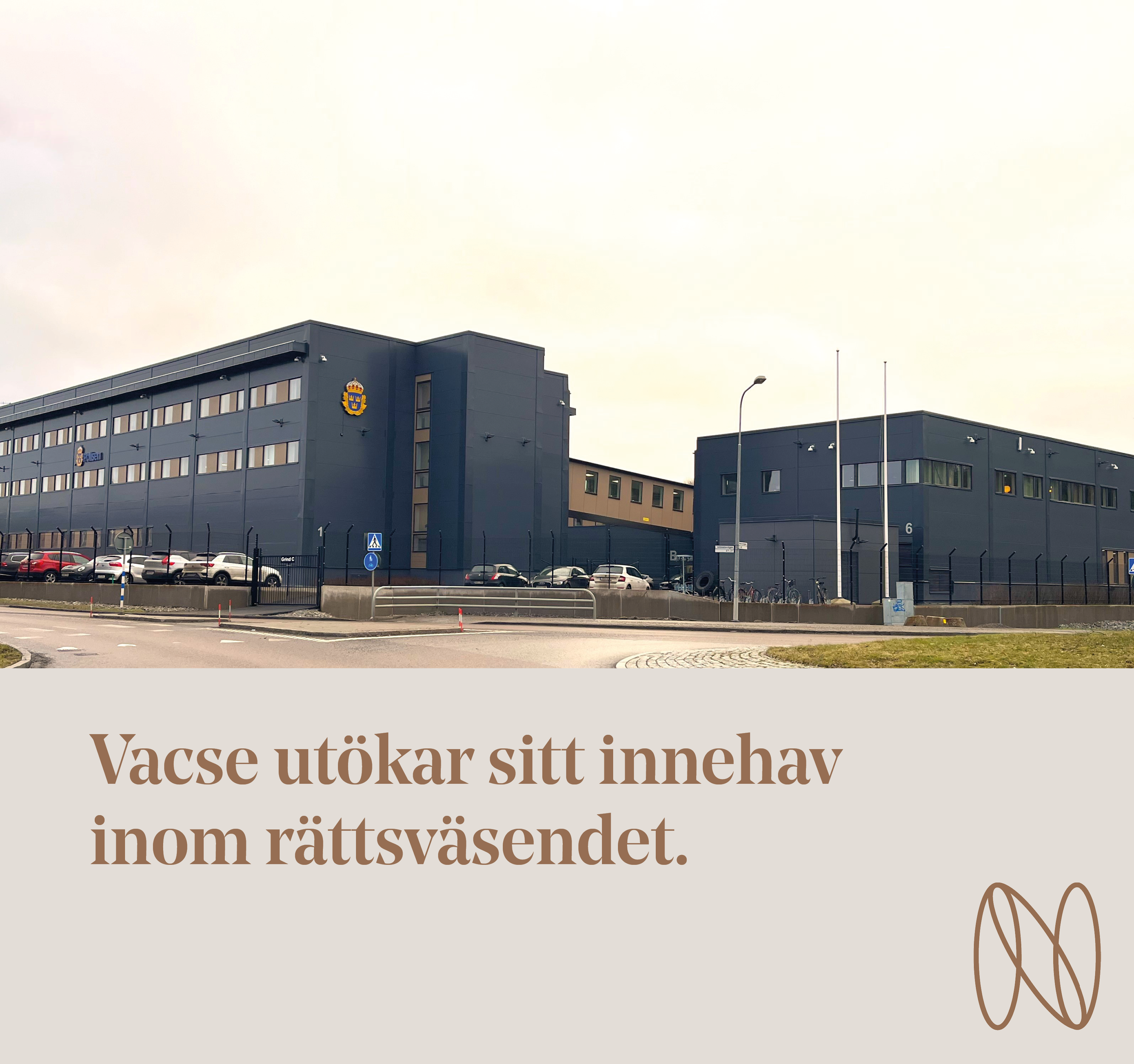 Referensaffärer: Vacse utökar sitt bestånd inom rättsväsendet i Huddinge Kommun