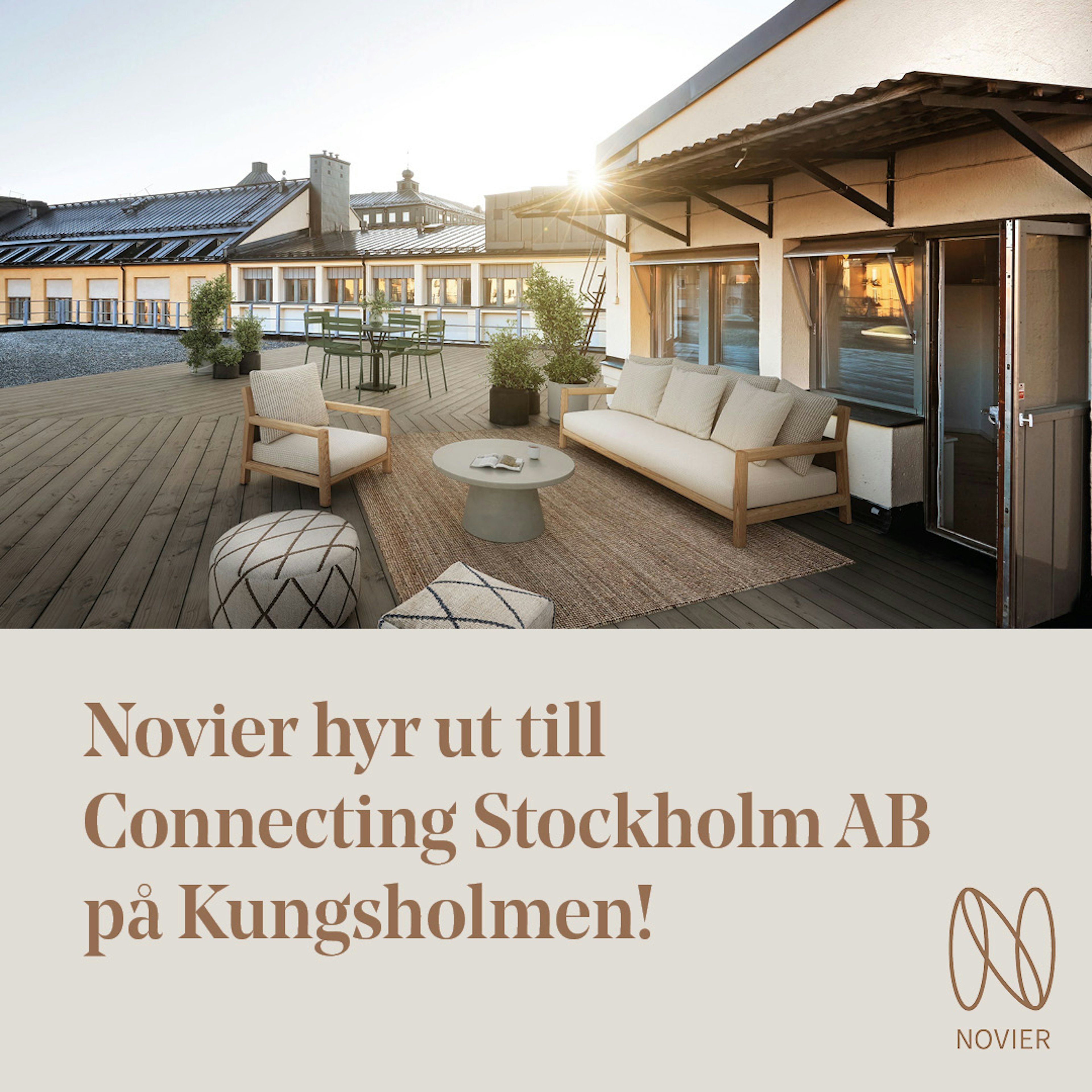 Pressmeddelanden: Novier hyr ut 760 kvm till Connecting Stockholm AB på Kungsholmen!