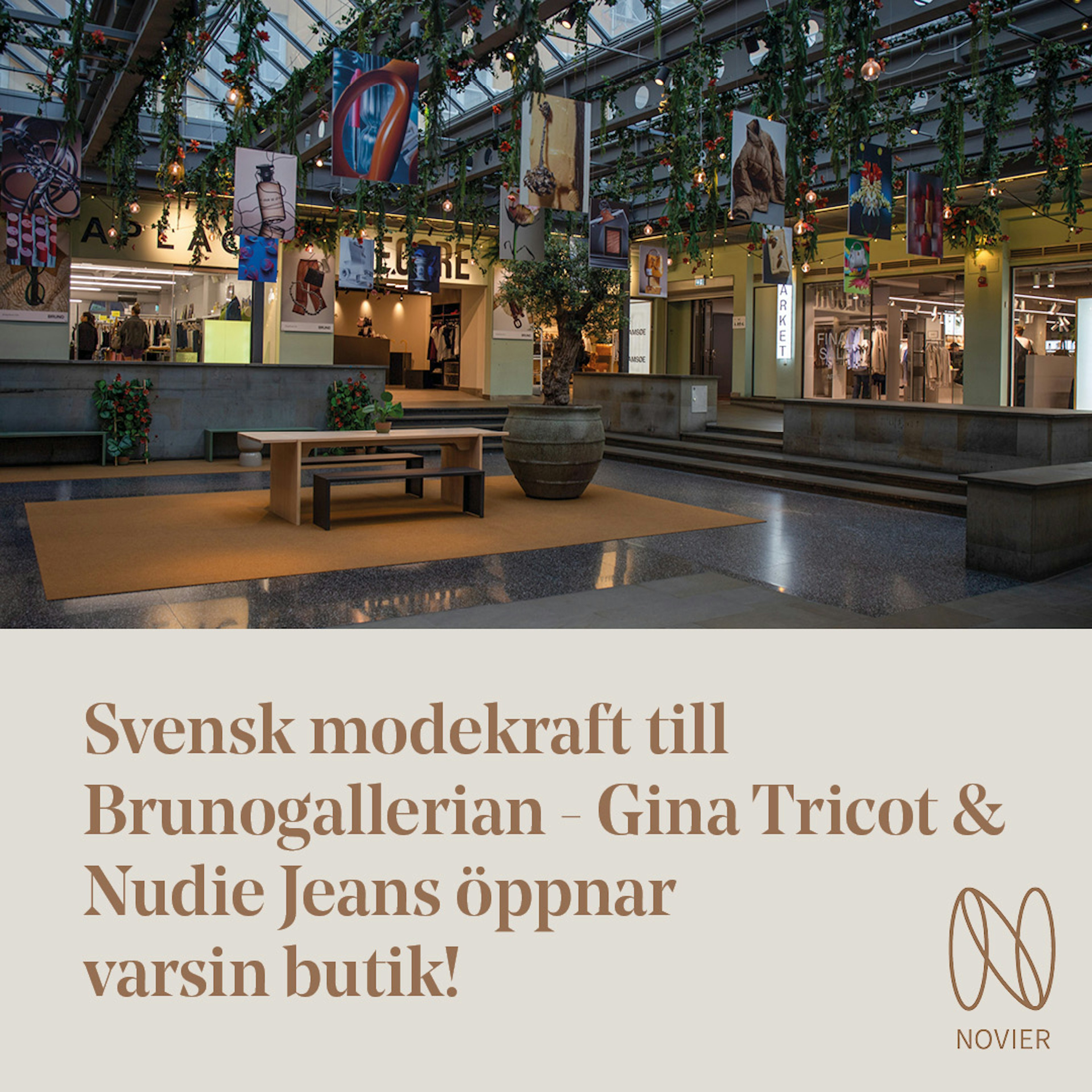 Pressmeddelanden: Svensk modekraft till Brunogallerian!