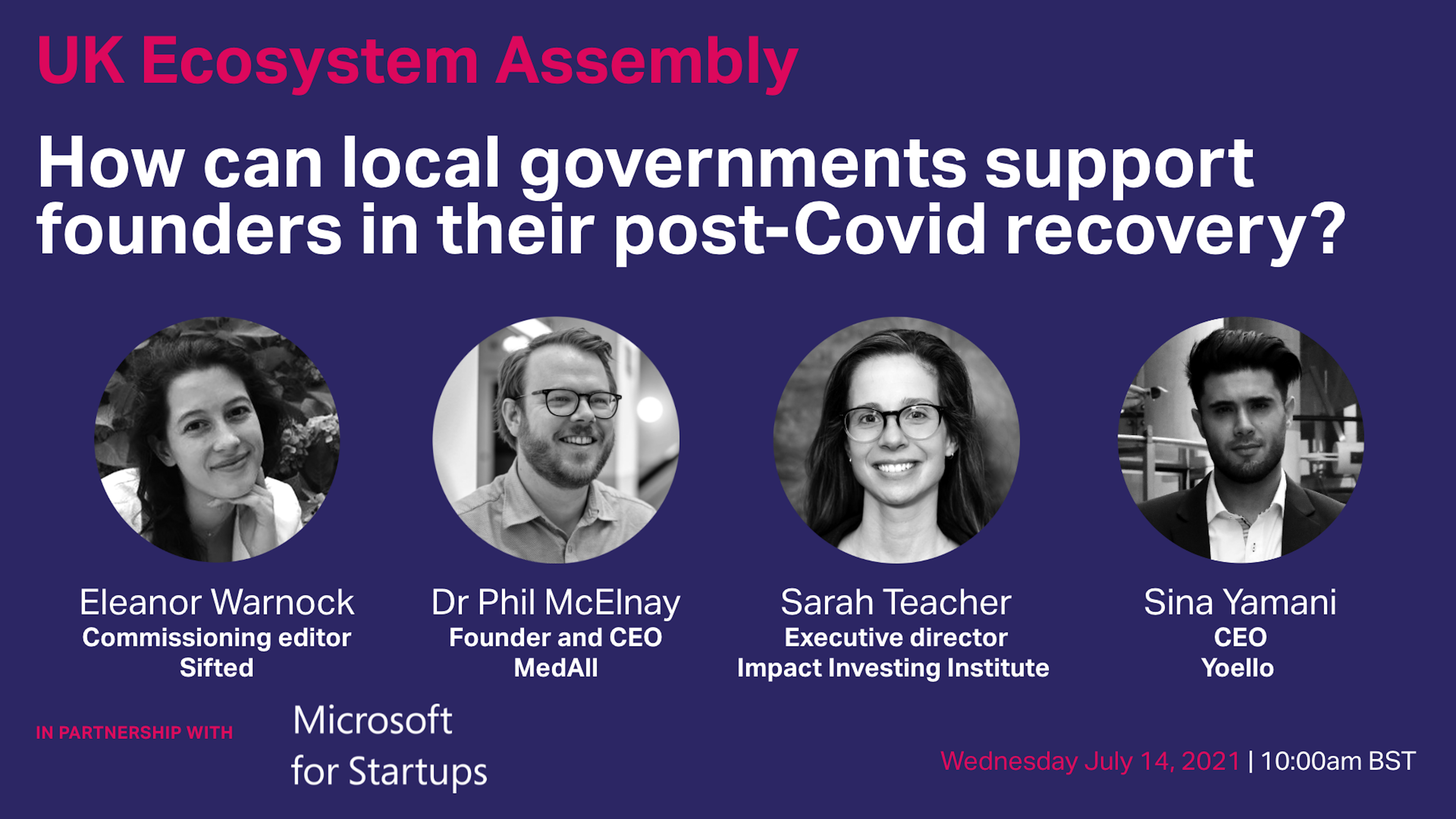 How can local governments support founders in their post-Covid recovery? image