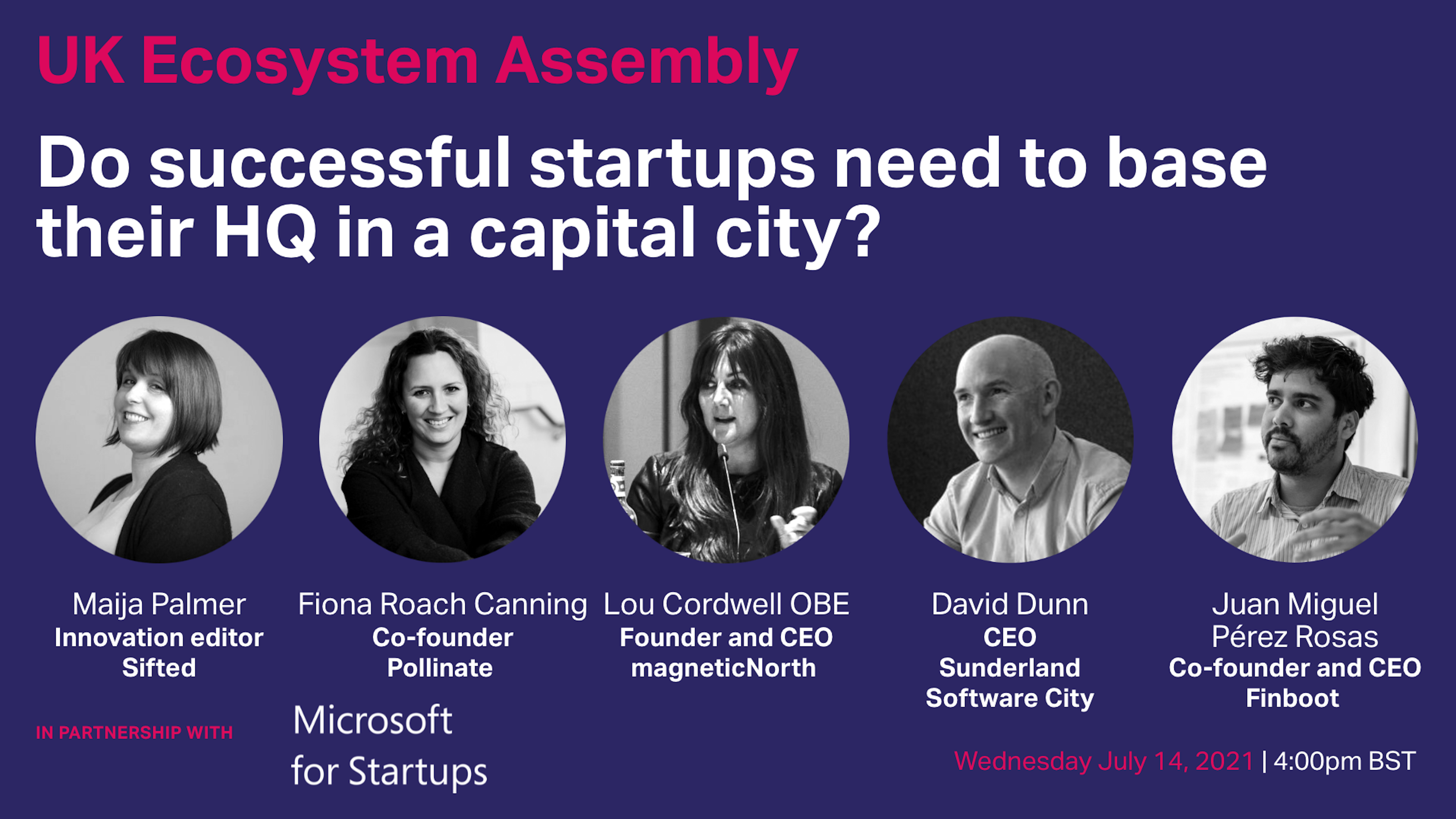 Do successful startups need to base their HQ in a capital city? image