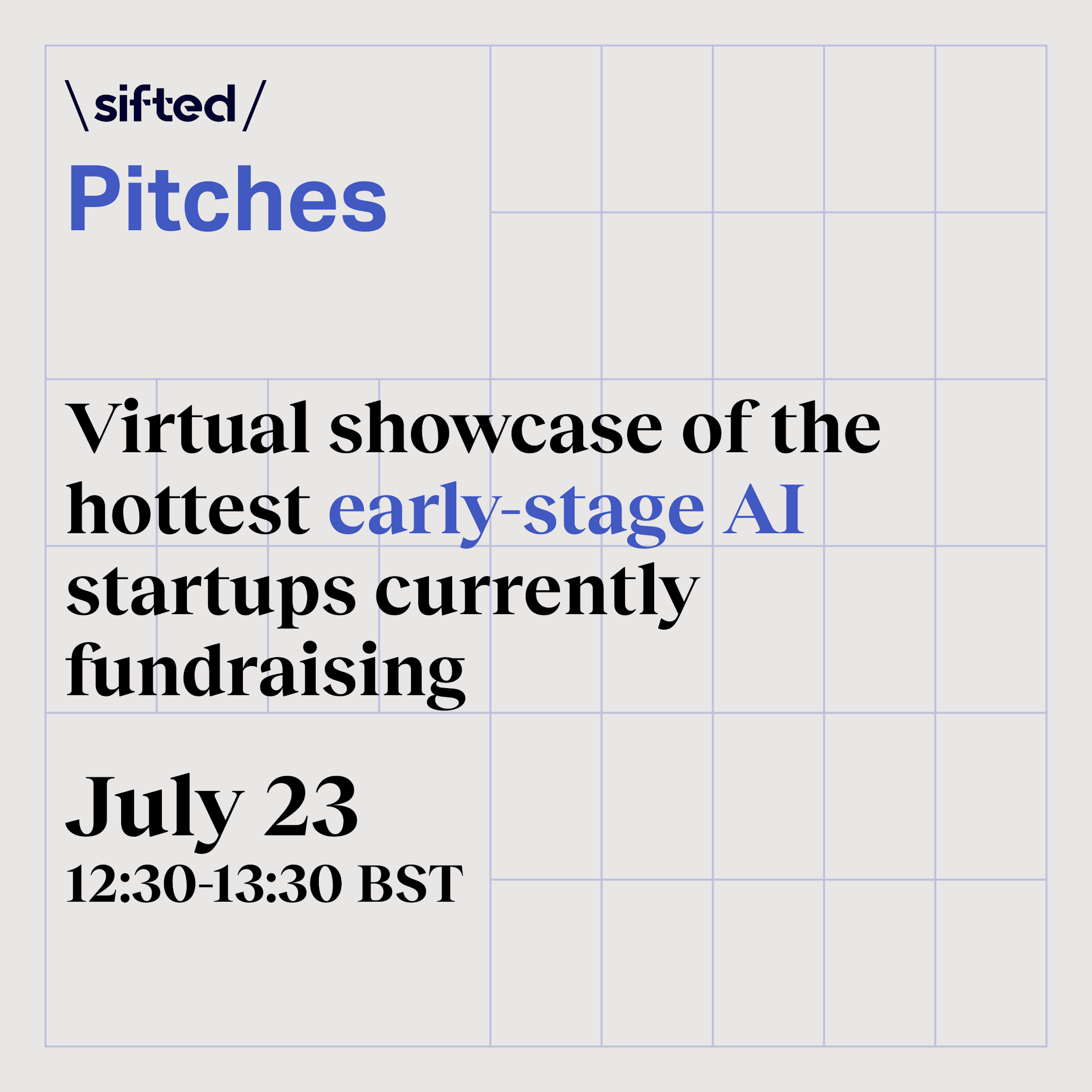 Sifted AI Pitch Day image