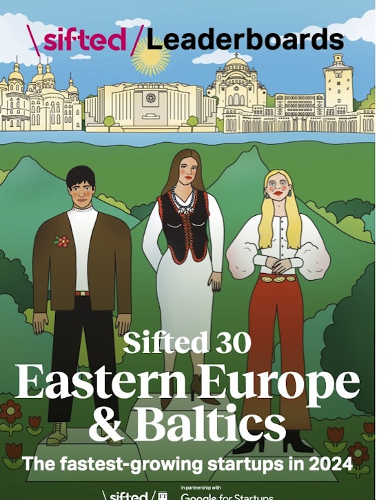 Sifted report shown in a magazine cover like fashion