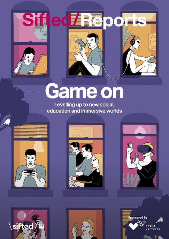 Sifted report shown in a magazine cover like fashion