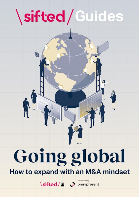 Sifted report shown in a magazine cover like fashion