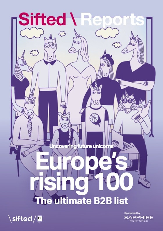 Sifted report shown in a magazine cover like fashion