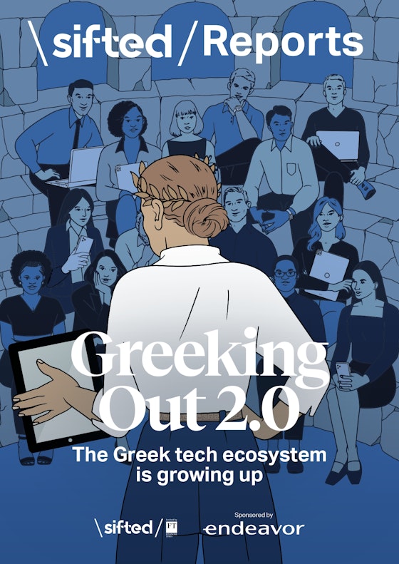 Sifted report shown in a magazine cover like fashion