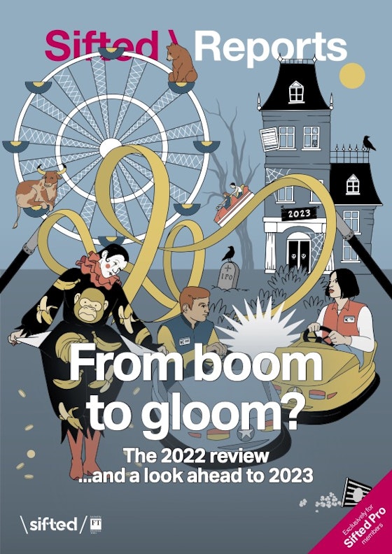 Sifted report shown in a magazine cover like fashion