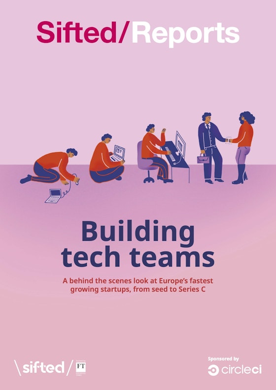 Sifted report shown in a magazine cover like fashion
