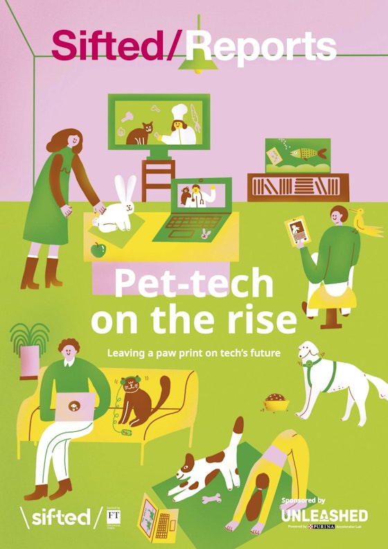 Sifted report shown in a magazine cover like fashion