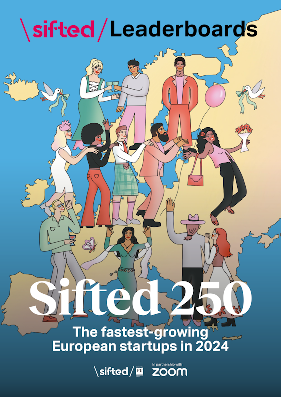 Sifted report shown in a magazine cover like fashion