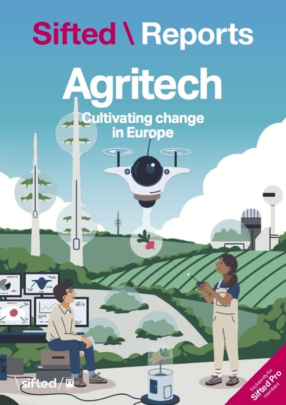 Sifted report shown in a magazine cover like fashion