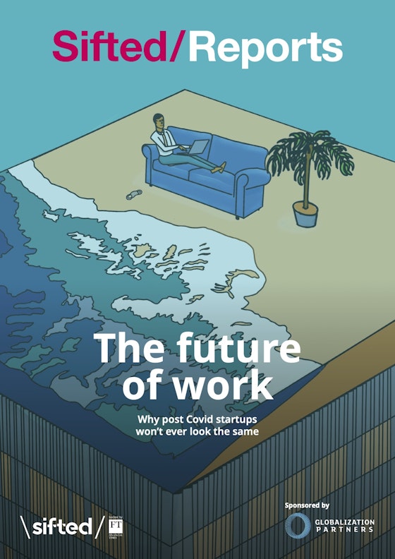 Sifted report shown in a magazine cover like fashion
