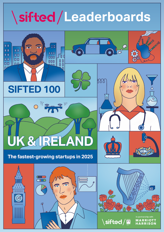 Sifted report shown in a magazine cover like fashion