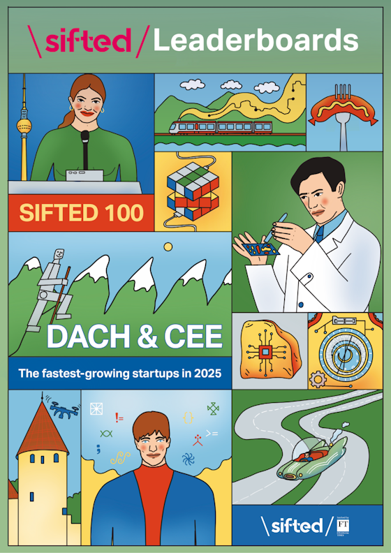 Sifted report shown in a magazine cover like fashion