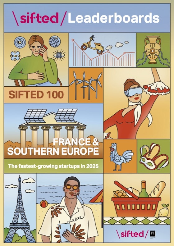 Sifted report shown in a magazine cover like fashion