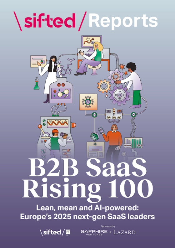 Sifted report shown in a magazine cover like fashion