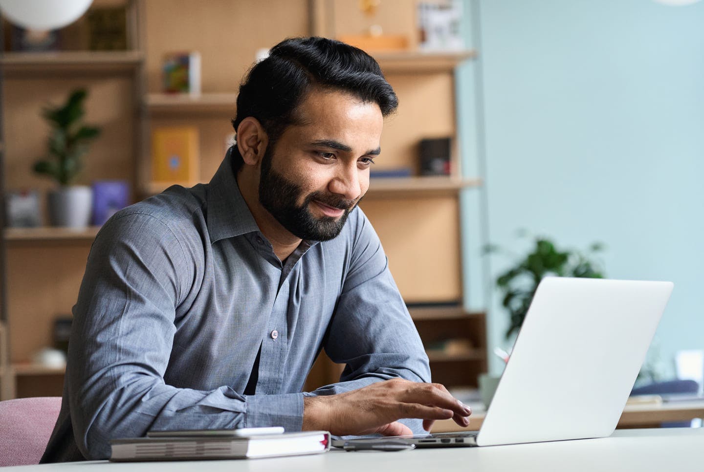 man on laptop