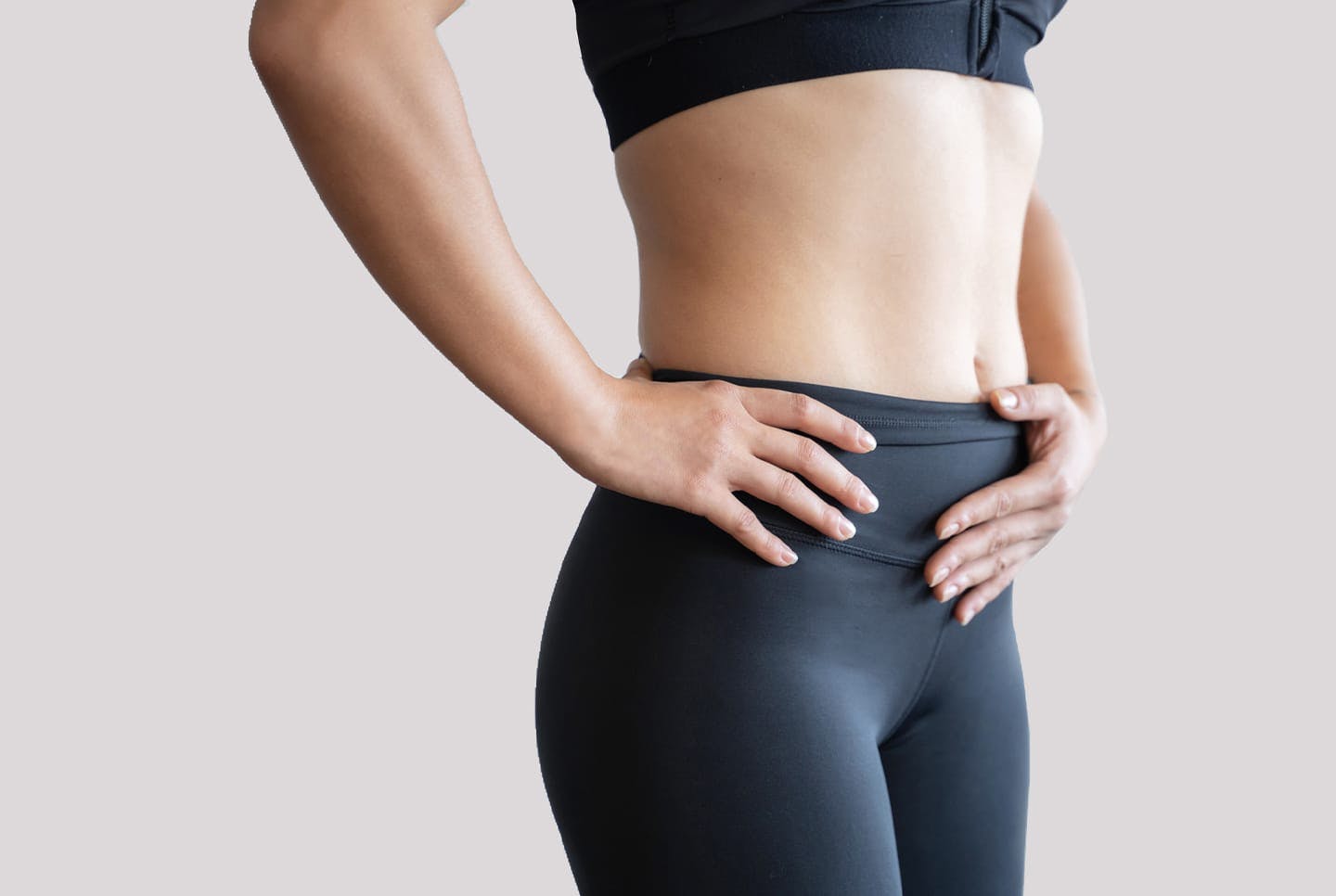 woman in workout clothes