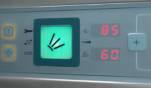 Winterhalter GS prikaz temperature