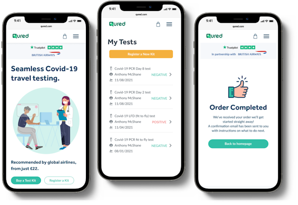 Qured Covid-19 travel testing