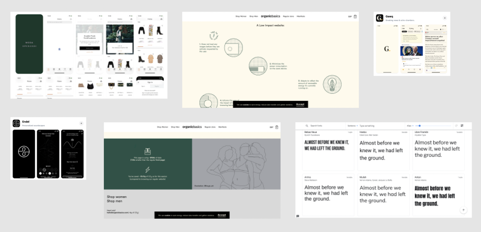 Sustainable Website Inspiration Sustainable Website Inspiration