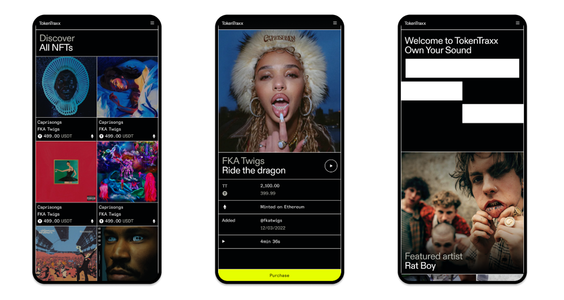 Good UI Token Traxx is an example of good UI