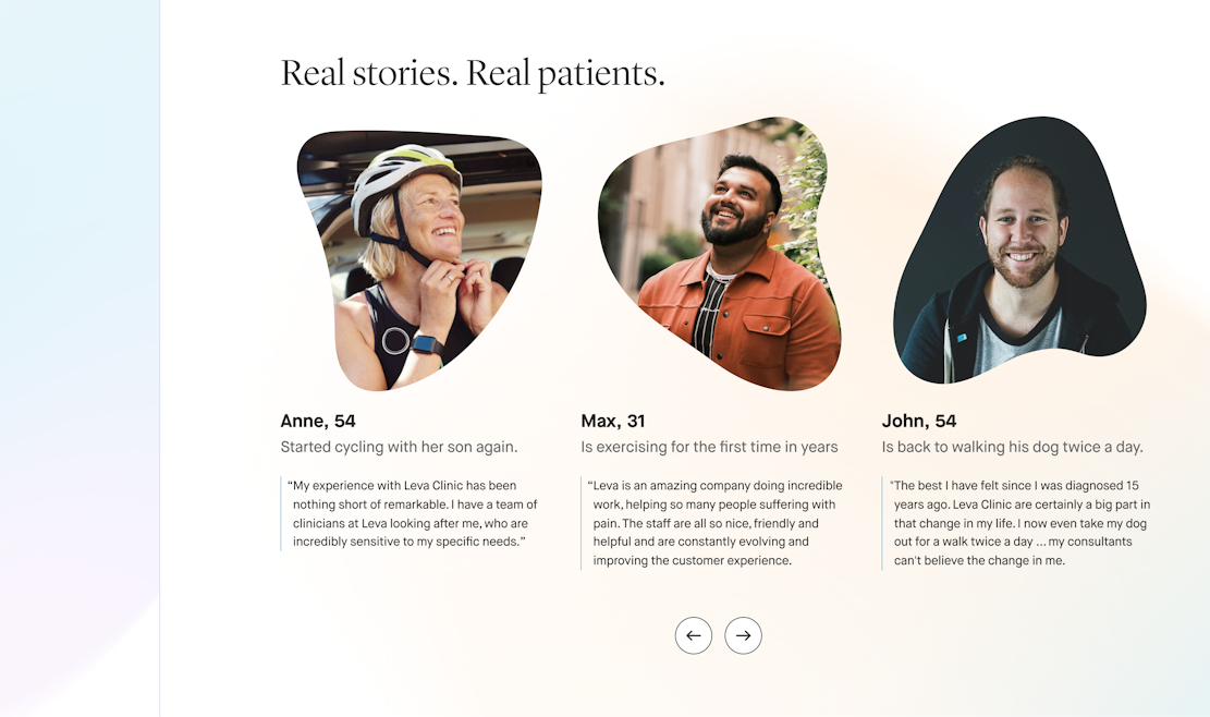 Real stories. Real patients.