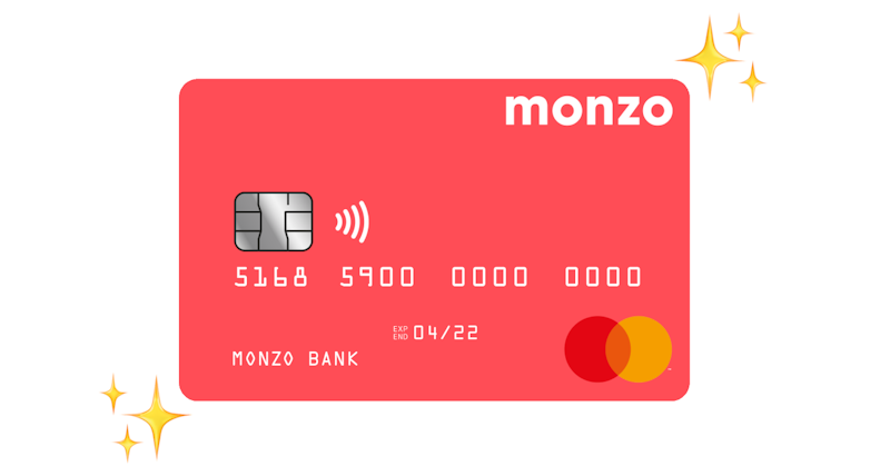 Monzo's bank card was famous for being more vibrant and standout than other high-street bank cards